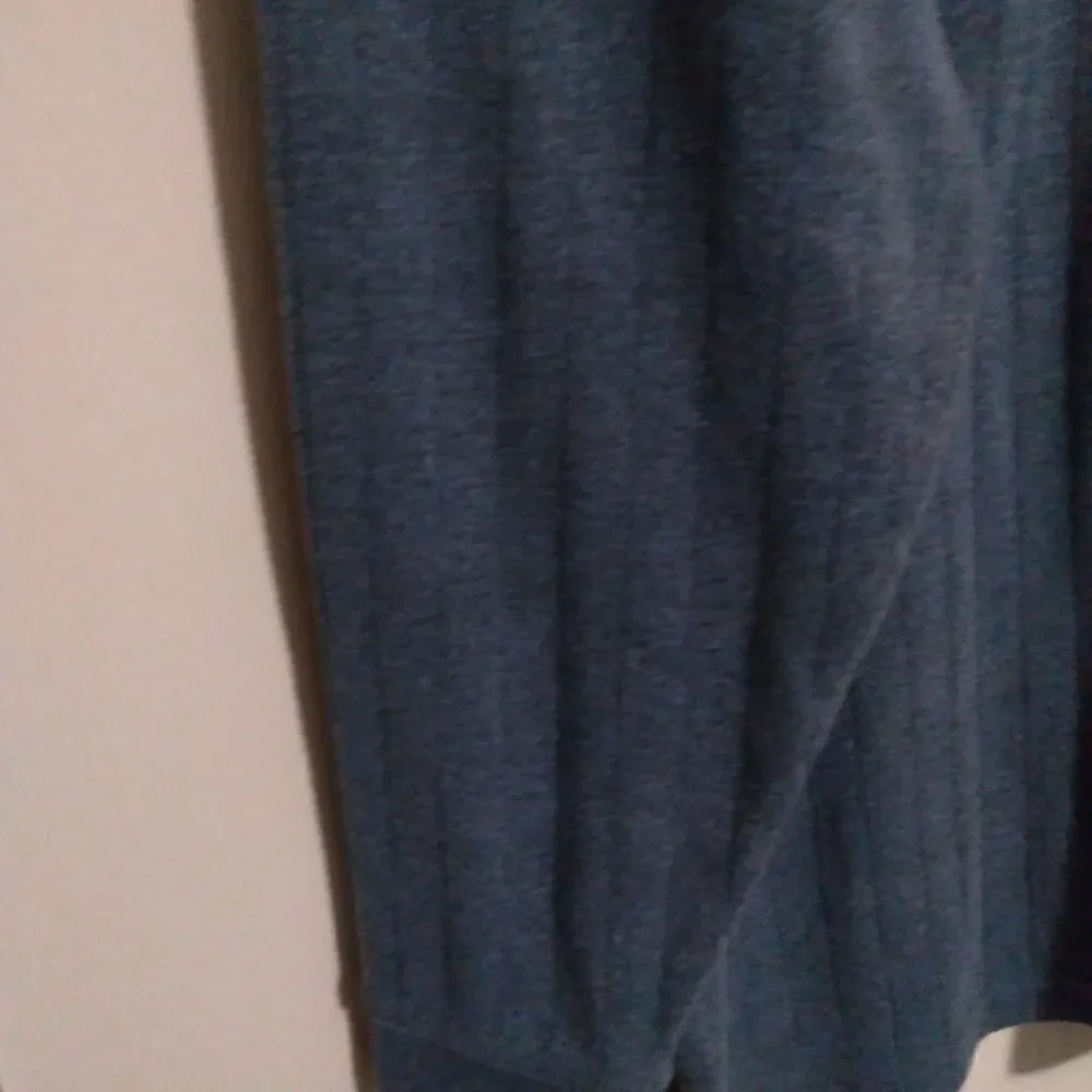 Forum Gray/Blue Ribbed Sweater Shirt Size Large